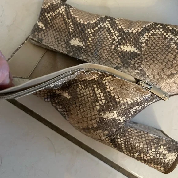 Sam Edelman Snake Print Ankle Boots - Picture 9 of 9